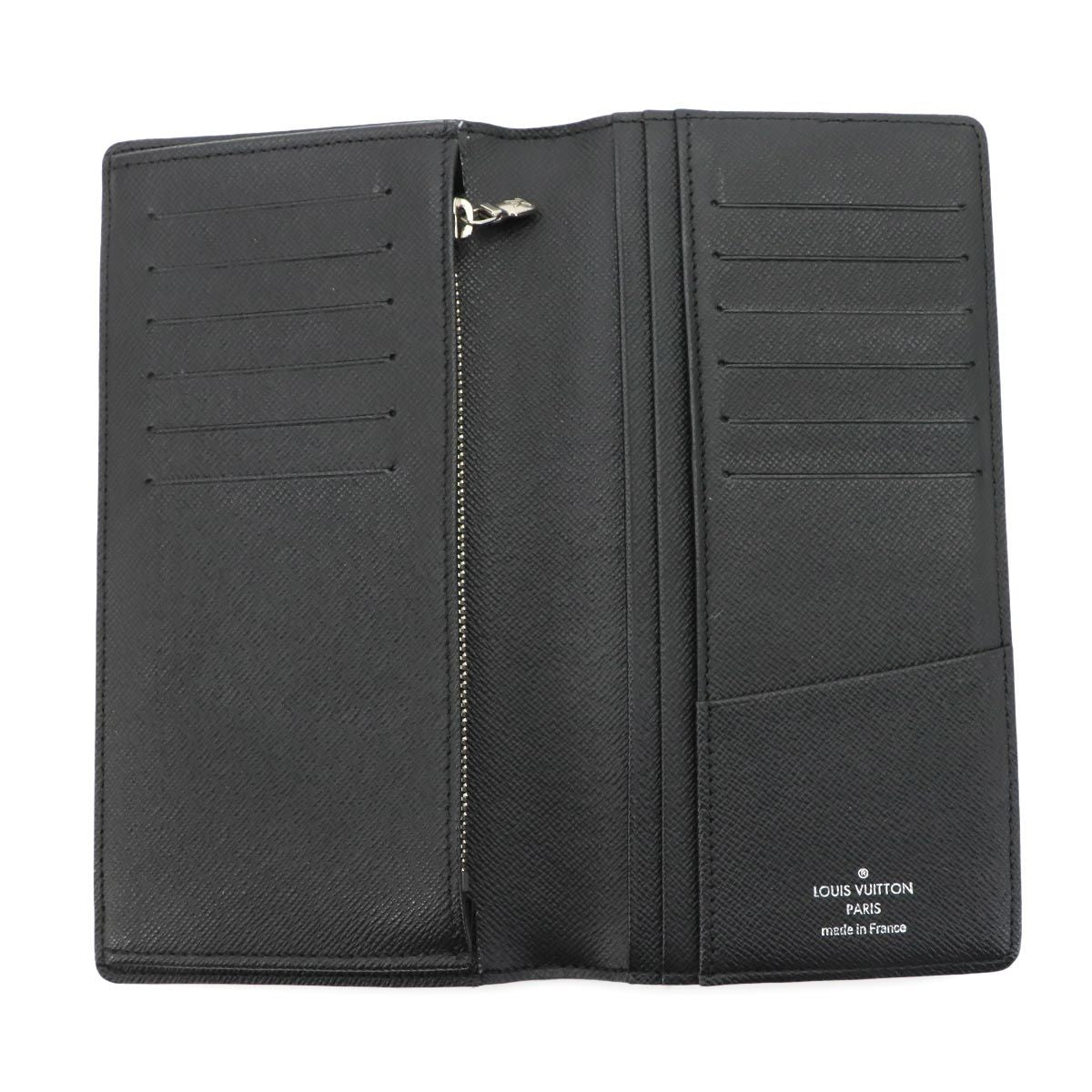 Louis Vuitton Damier Graphite Portefeuille Brazza Wallet Black Gray — view 6