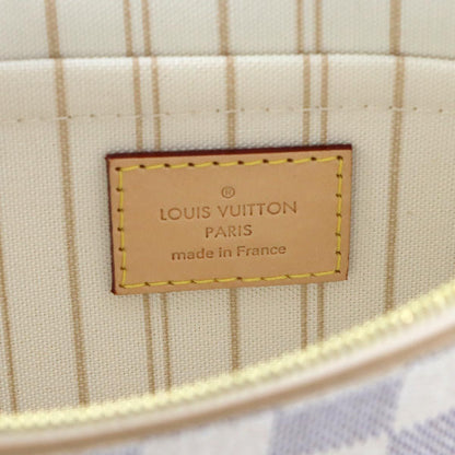 Louis Vuitton Damier Azur Pouch Beige Gold — view 6
