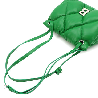 Balenciaga Touch Puffy Shoulder Bag Leather Green — view 6