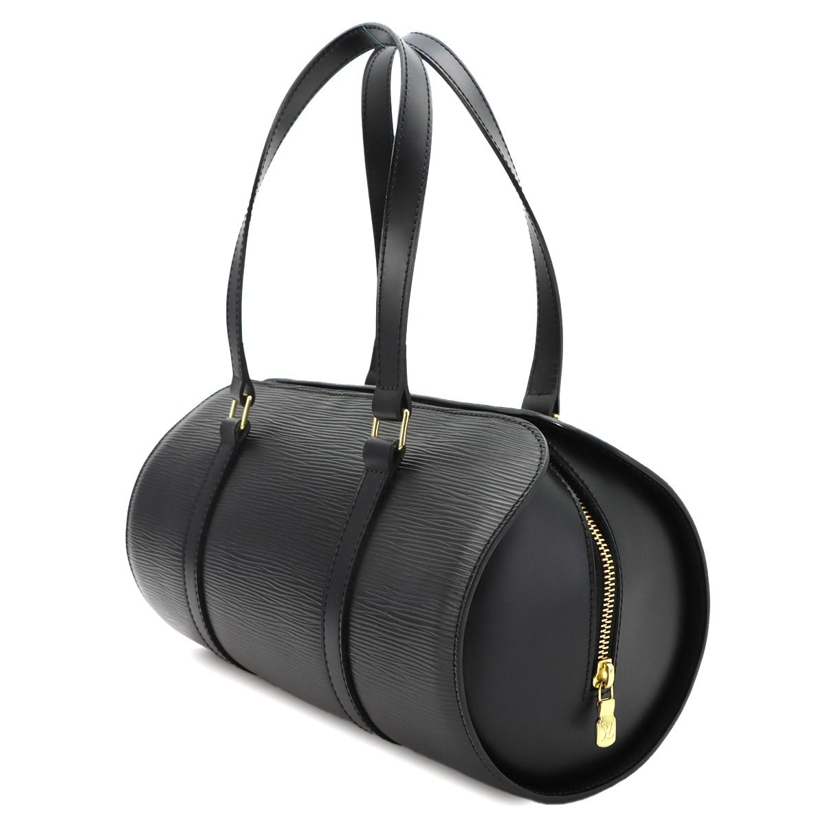 Louis Vuitton Epi Soufflot Hand Bag Leather Noir Gold — view 3