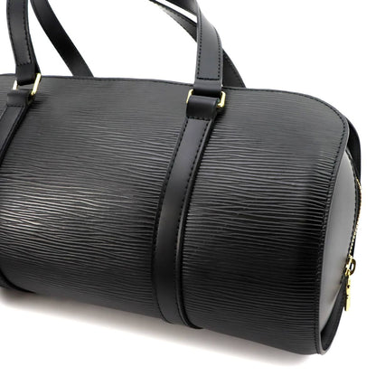 Louis Vuitton Epi Soufflot Hand Bag Leather Noir Gold — view 8