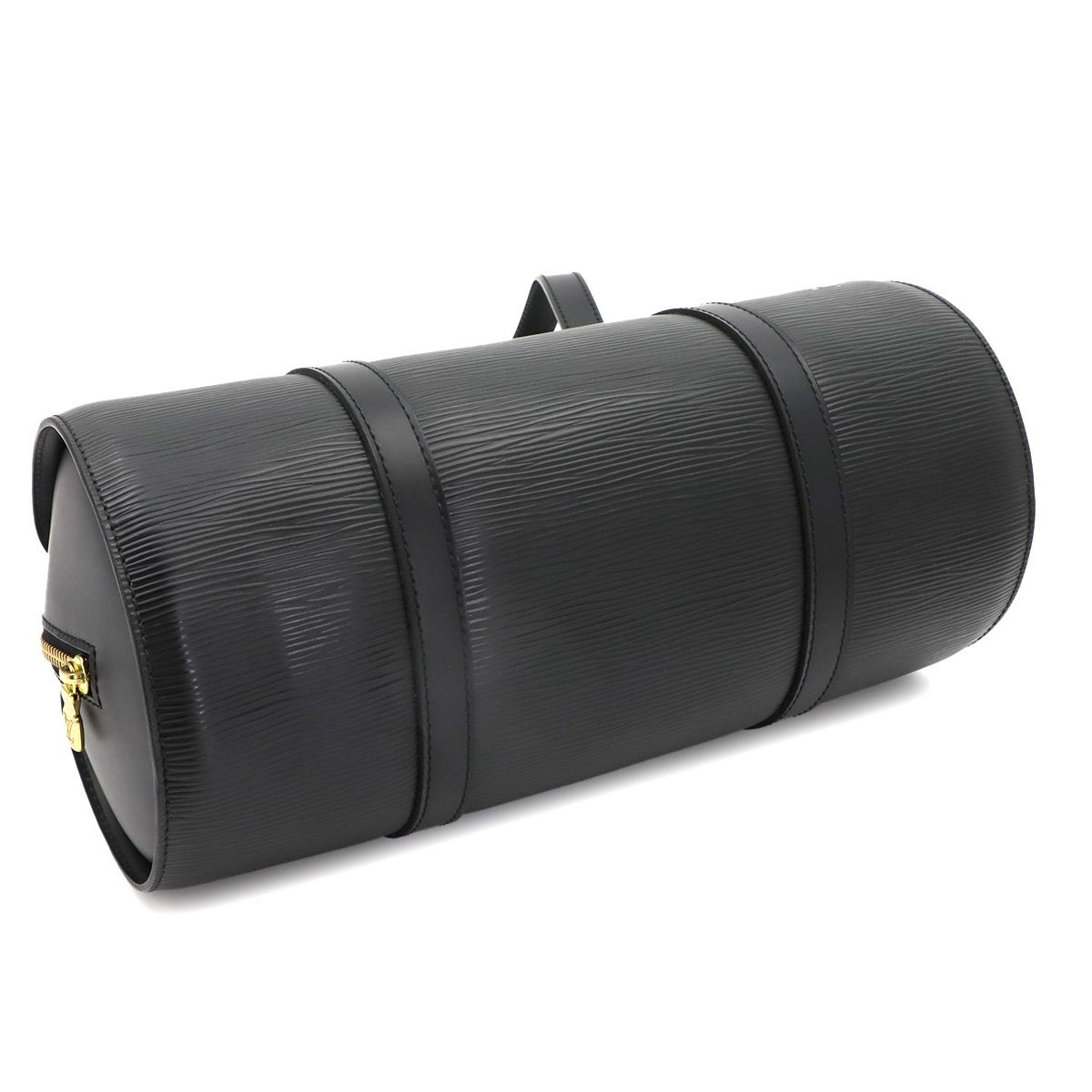 Louis Vuitton Epi Soufflot Hand Bag Leather Noir Gold — view 4