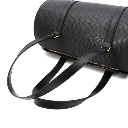 Louis Vuitton Epi Soufflot Hand Bag Leather Noir Gold — view 5