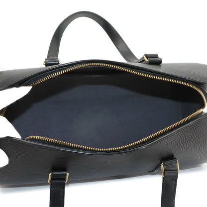 Louis Vuitton Epi Soufflot Hand Bag Leather Noir Gold — view 7