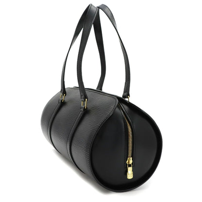 Louis Vuitton Epi Soufflot Hand Bag Leather Noir Gold — view 4