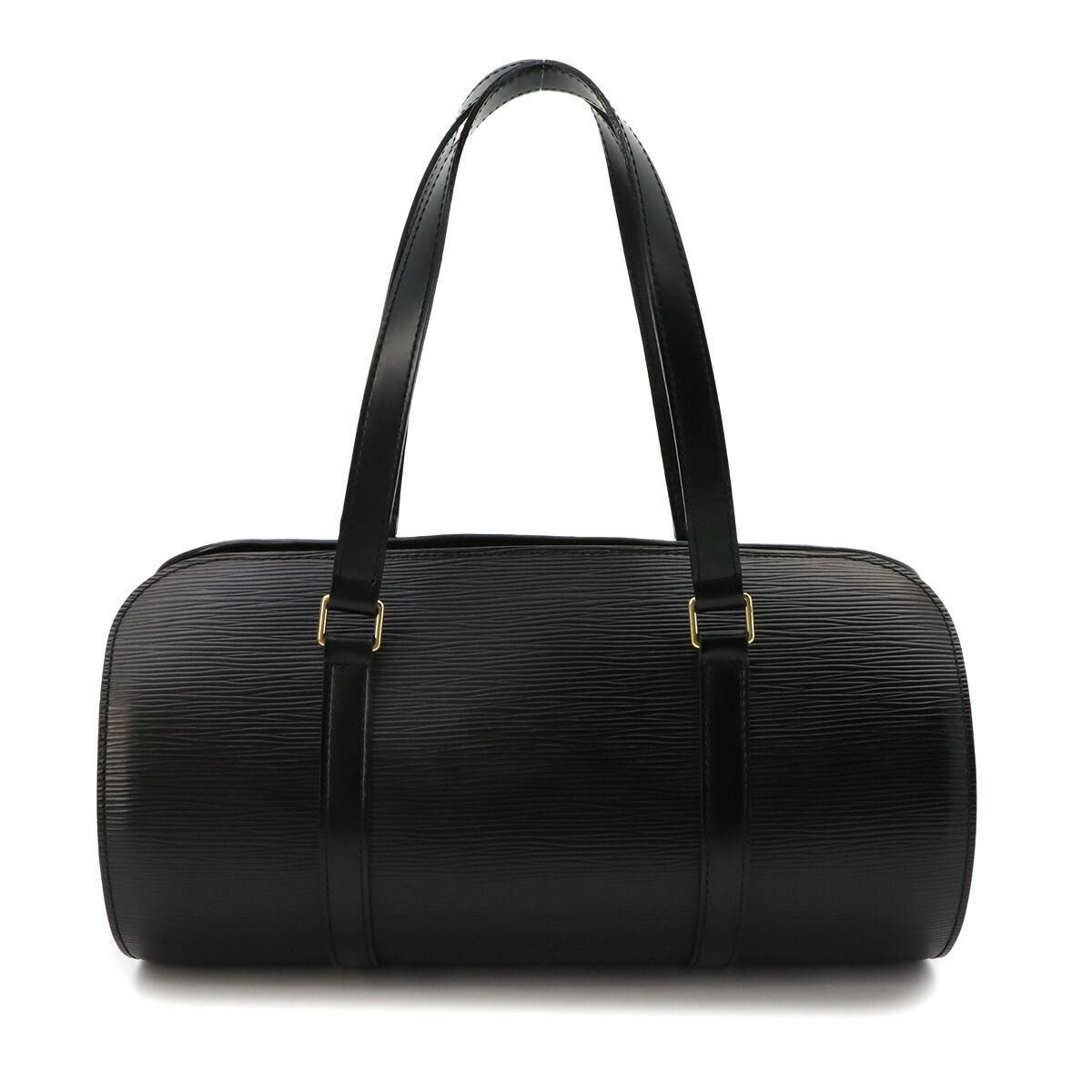 Louis Vuitton Epi Soufflot Hand Bag Leather Noir Gold — view 3
