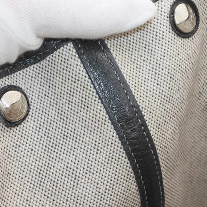 Hermes Garden Party 36 PM Tote Toile Ash Negonda Black Gray PM — view 8