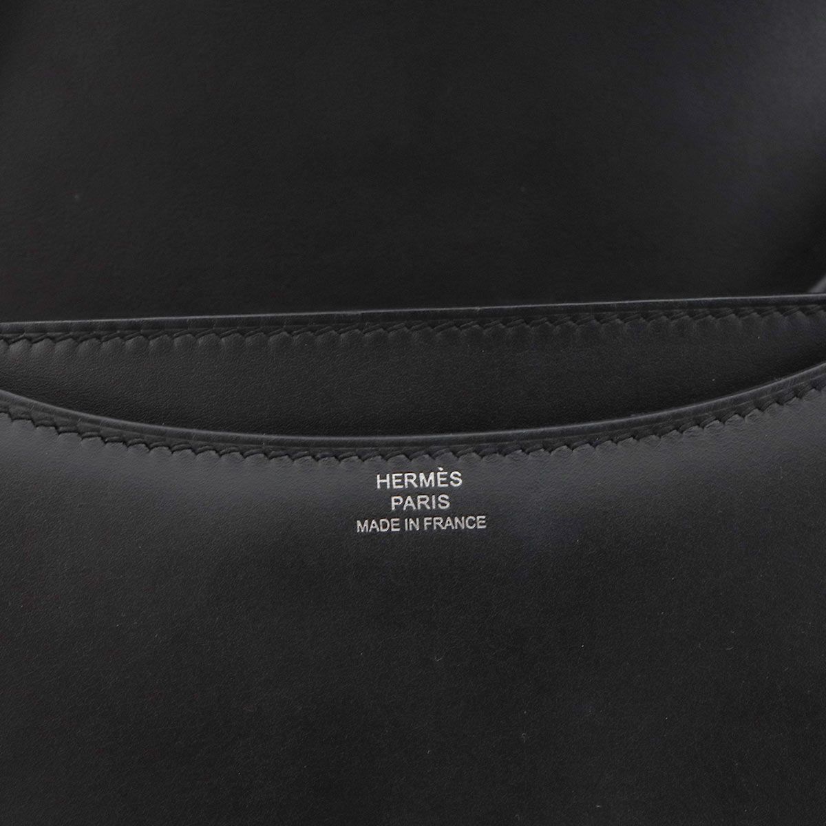 Hermes Constance Mini 18 Studio Shoulder Bag Monsieur Black Silver — view 7