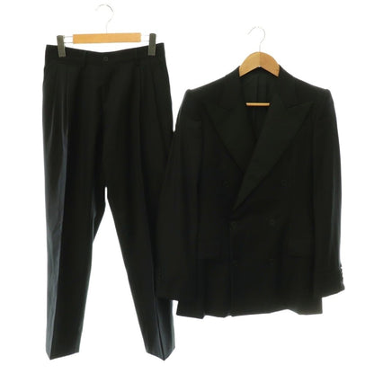 Bottega Veneta Double Speed Lapel Tailored Jacket Pants Navy Black AD