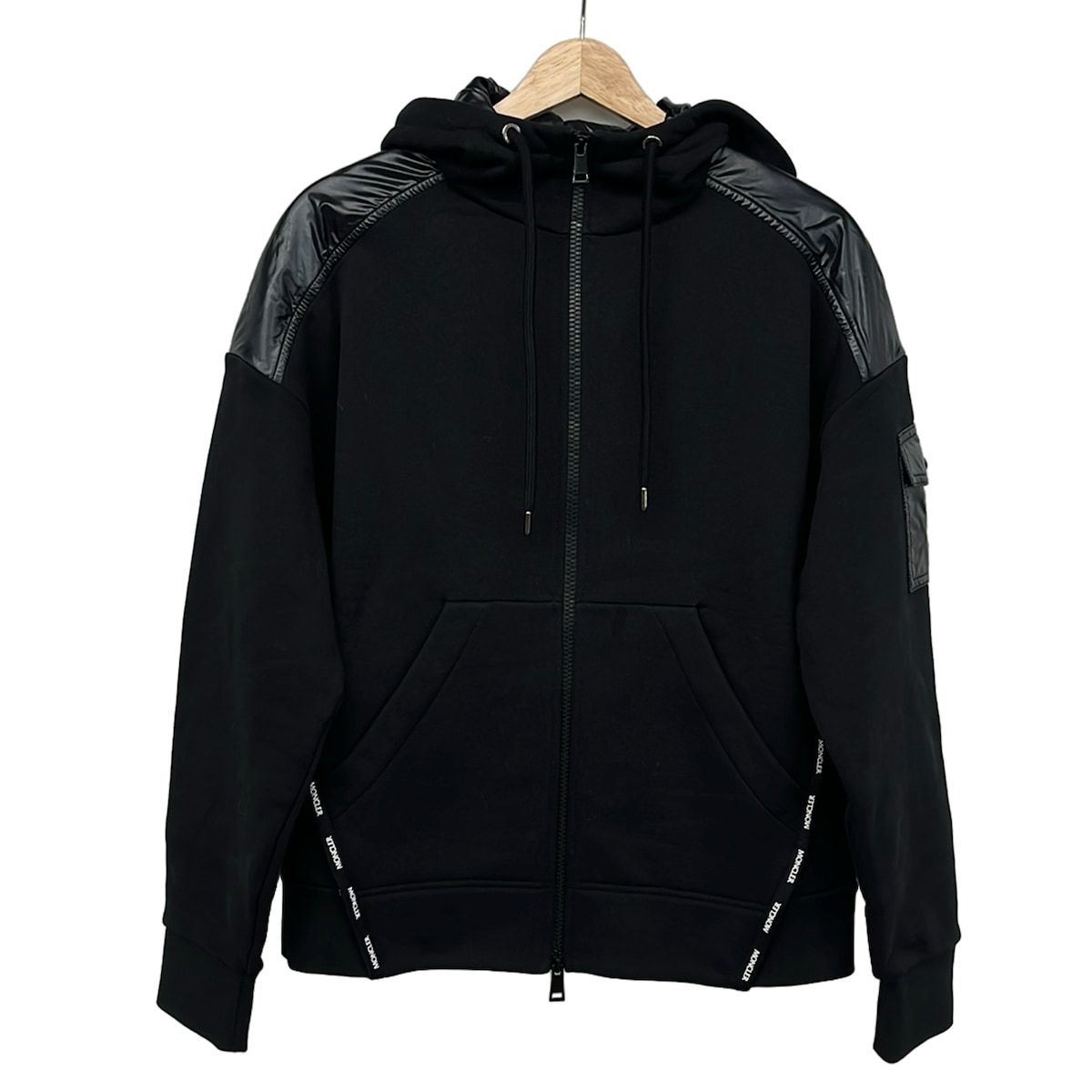 Moncler Hoodie XS Black Long Sleeve Zip