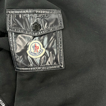 Moncler Hoodie XS Black Long Sleeve Zip — view 6