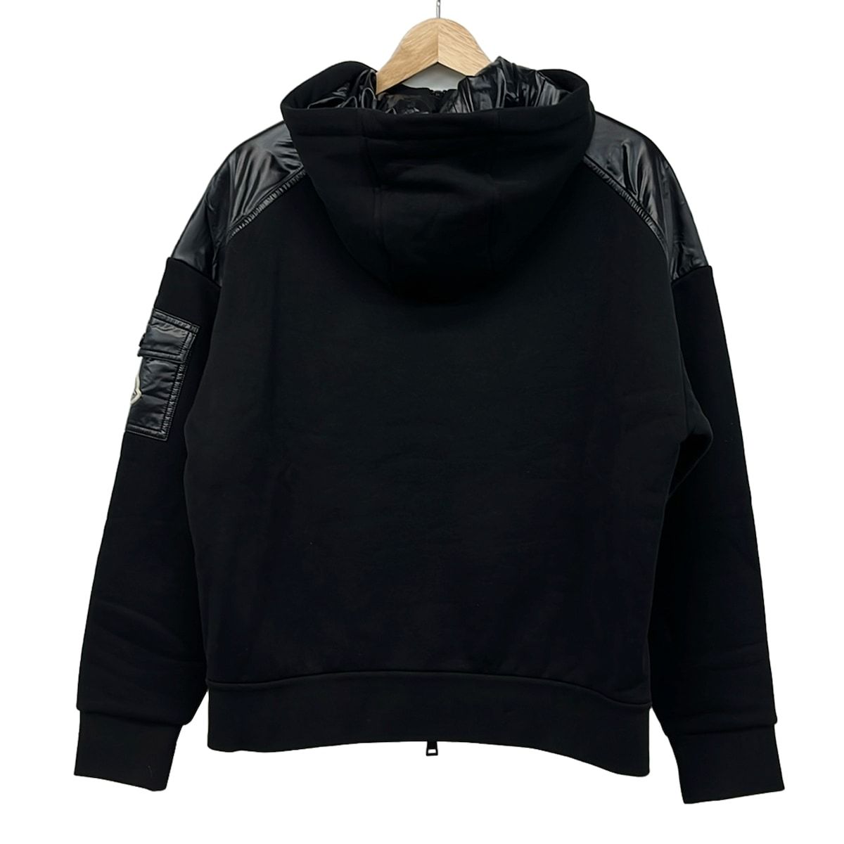 Moncler Hoodie XS Black Long Sleeve Zip — view 2