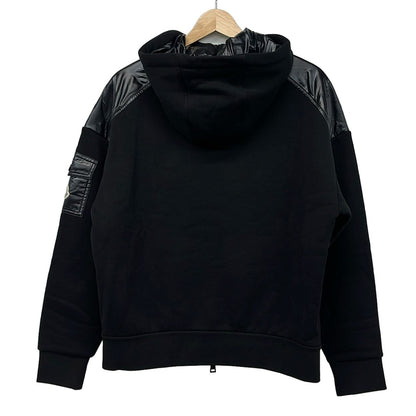 Moncler Hoodie XS Black Long Sleeve Zip — view 2
