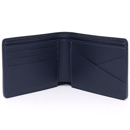 Louis Vuitton Portefeuille Multiple Bifold Wallet Monogram Shadow Navy Blue — view 5