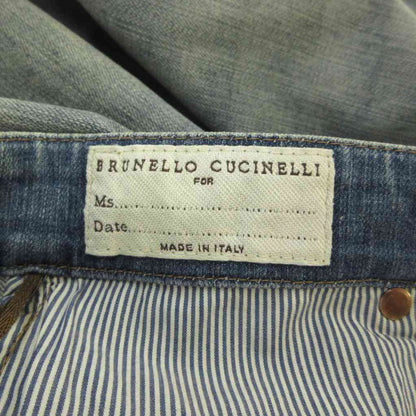 Brunello Cucinelli Jeans 2 Light Blue Long Pants 5 Pockets — view 4