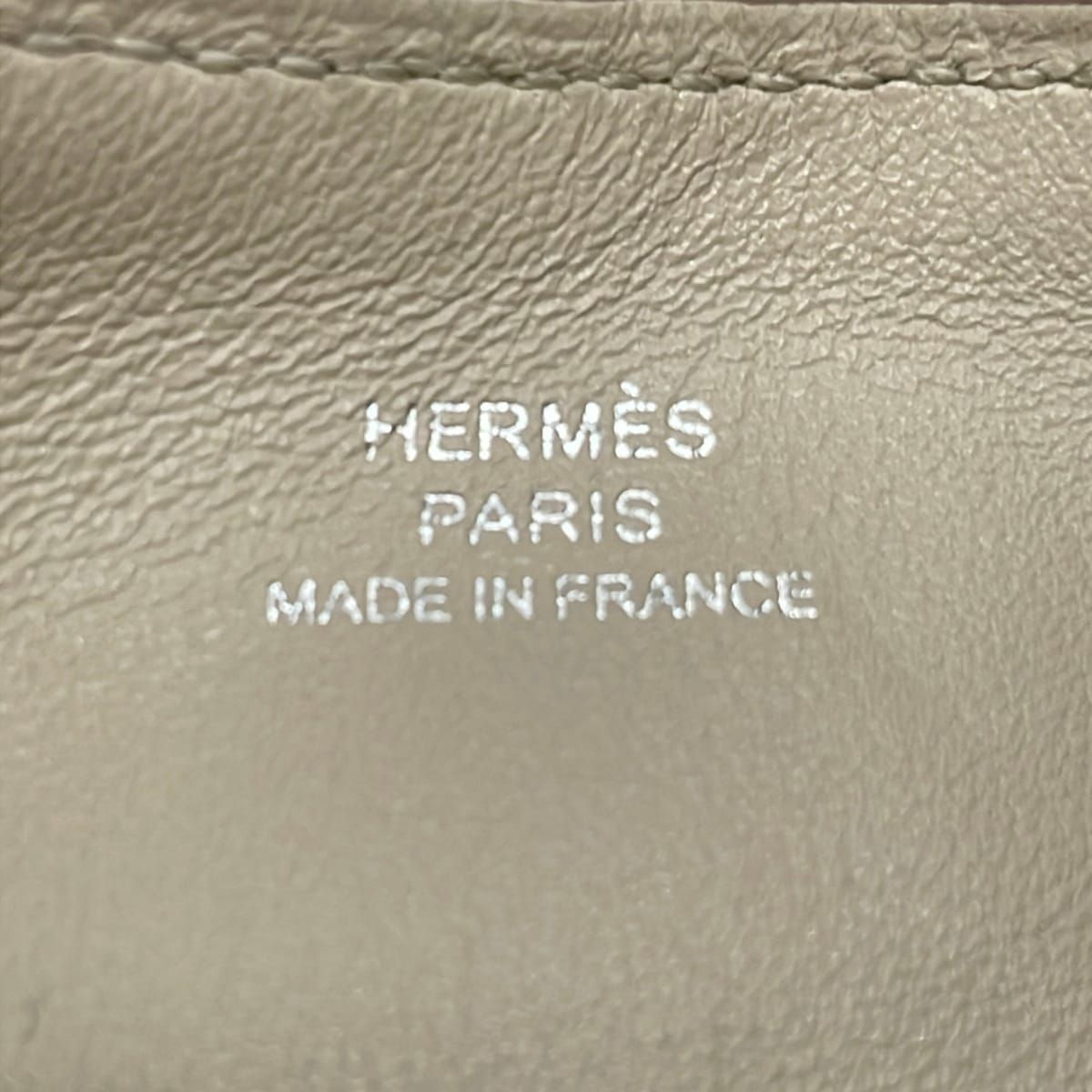 Hermes Pouch Beton Blue Ankle Horse Silver — view 5