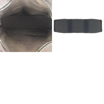 Hermes Her Line MM Gray Silver Polyamide Polyester Tote — view 9