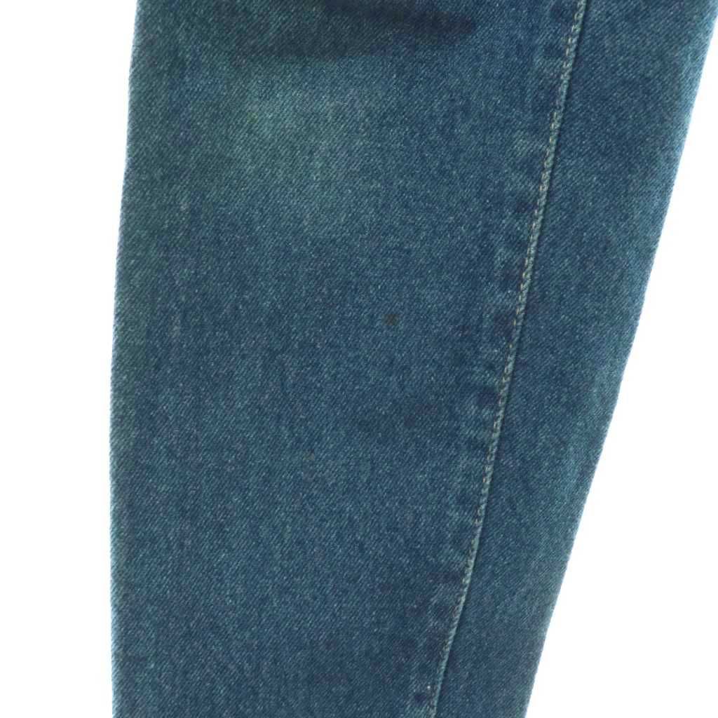 Versace Jeans Couture Denim Pants Tapered Medusa 26 Indigo CX — view 7