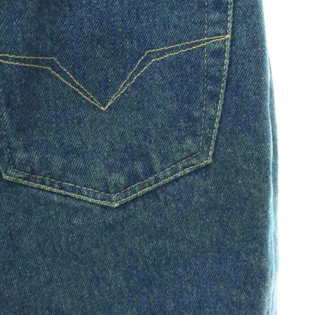 Versace Jeans Couture Denim Pants Tapered Medusa 26 Indigo CX — view 8