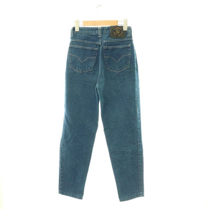 Versace Jeans Couture Denim Pants Tapered Medusa 26 Indigo CX — view 2