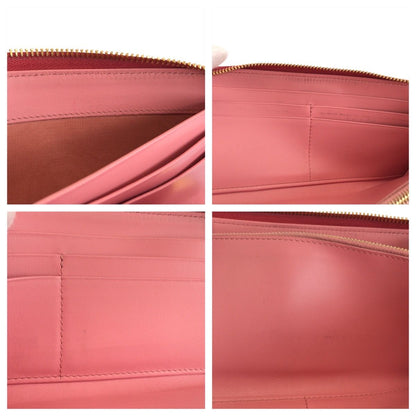 Prada Saffiano Pink Gold Leather Wallet — view 8