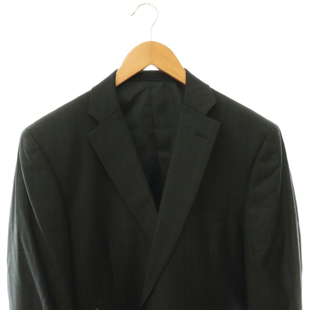 Loro Piana Four Seasons Super Tailored Jacket Wool Shadow Stripe Pattern Fully — view 4