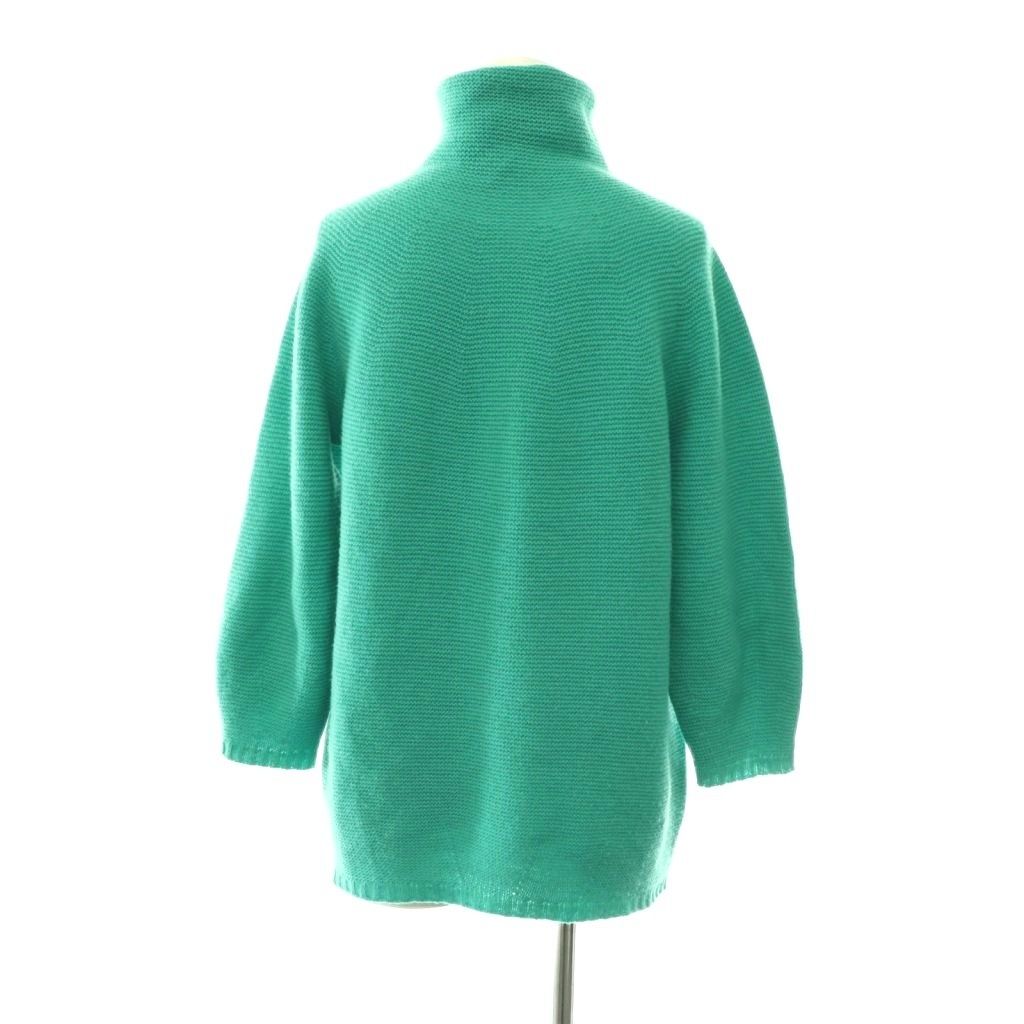 Max Mara White Tag Knit Sweater Pullover Cashmere Blend Long Sleeve Turtleneck — view 2