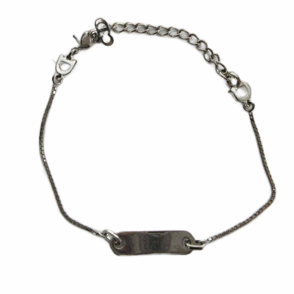 Dior Bracelet Bangle Logo Silver — view 2
