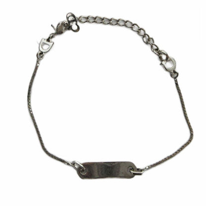Dior Bracelet Bangle Logo Silver — view 2