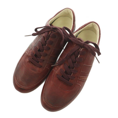 Dolce & Gabbana Sneakers Low Cut Leather 6..5 cm Bordeaux — view 2