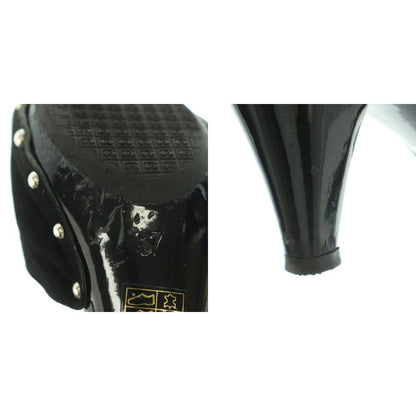 Chanel Sandals Studs 37 Black — view 9