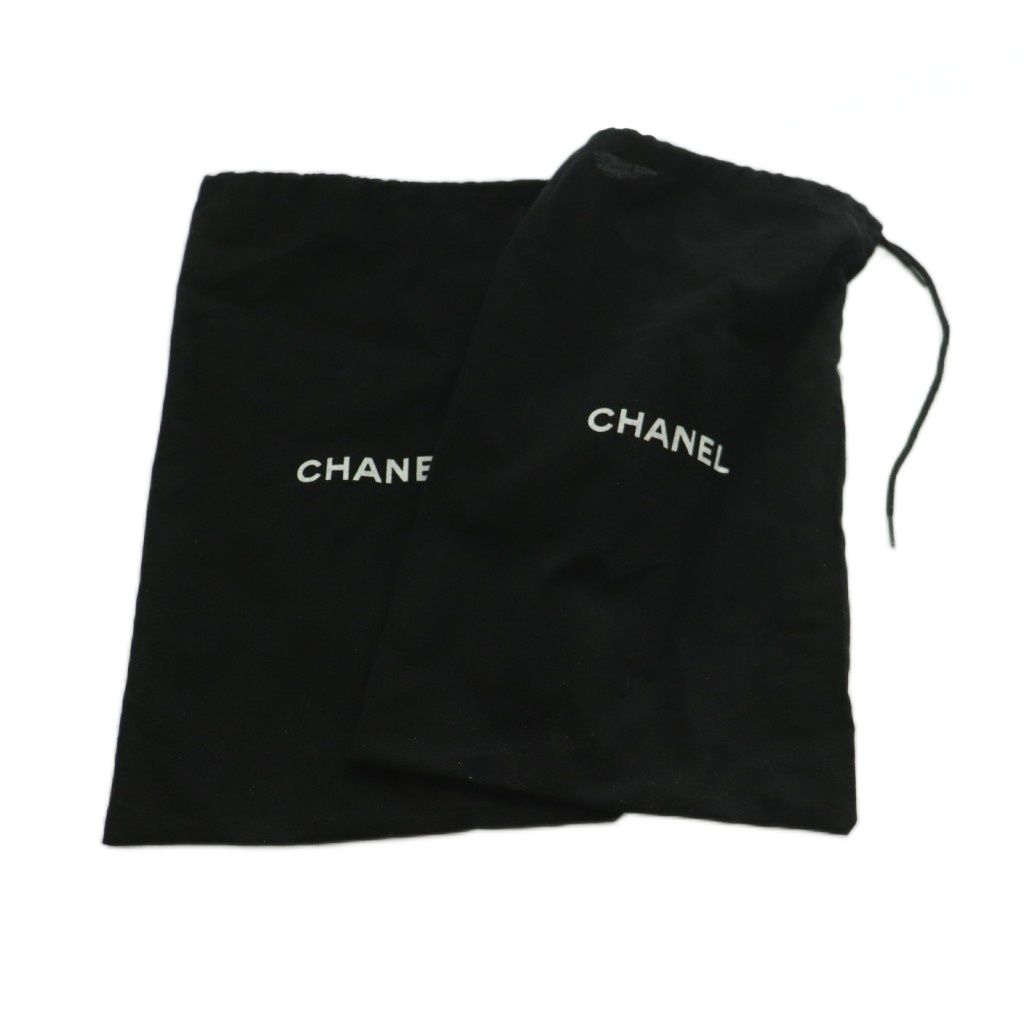 Chanel Sandals Studs 37 Black — view 7