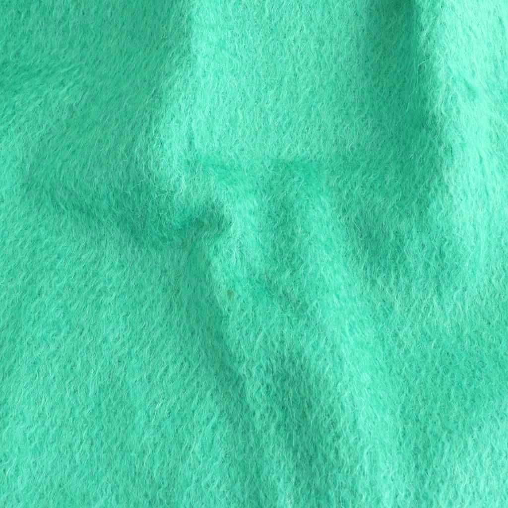 Max Mara Skirt Knee Length Mohair Tight 36 Green CX — view 6