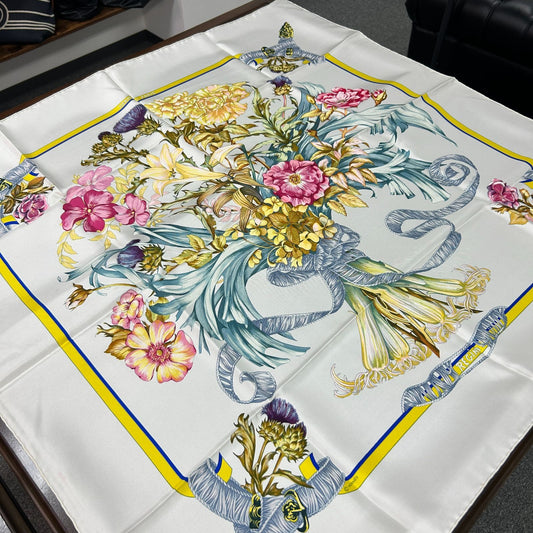 Hermes Silk Carre 90 Scarf Regina