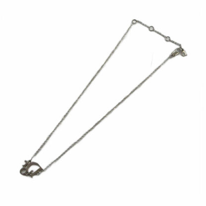 Dior Pendant Logo Rhinestone Silver — view 4