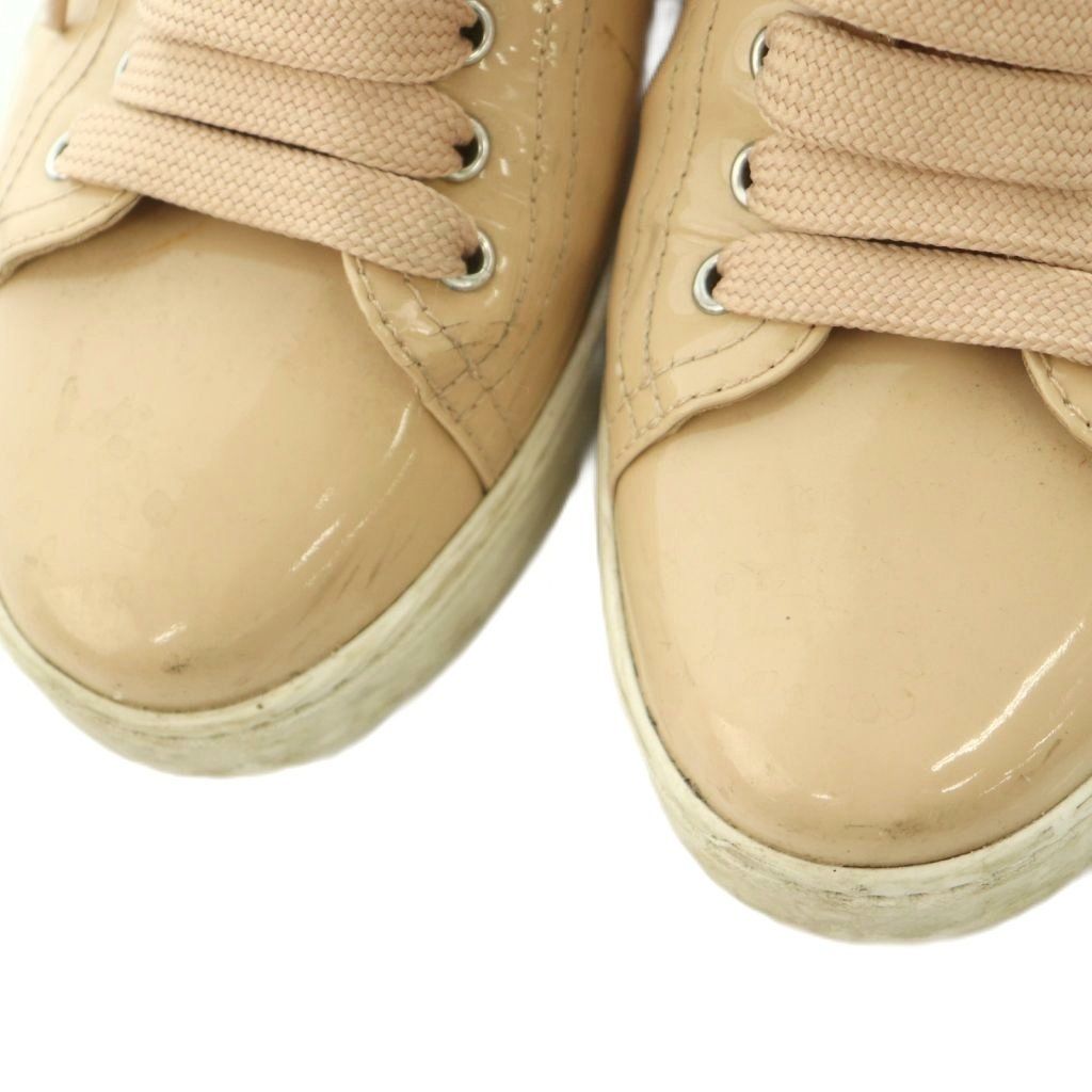 Prada Sneakers Enamel 35.5 Pink Beige — view 3