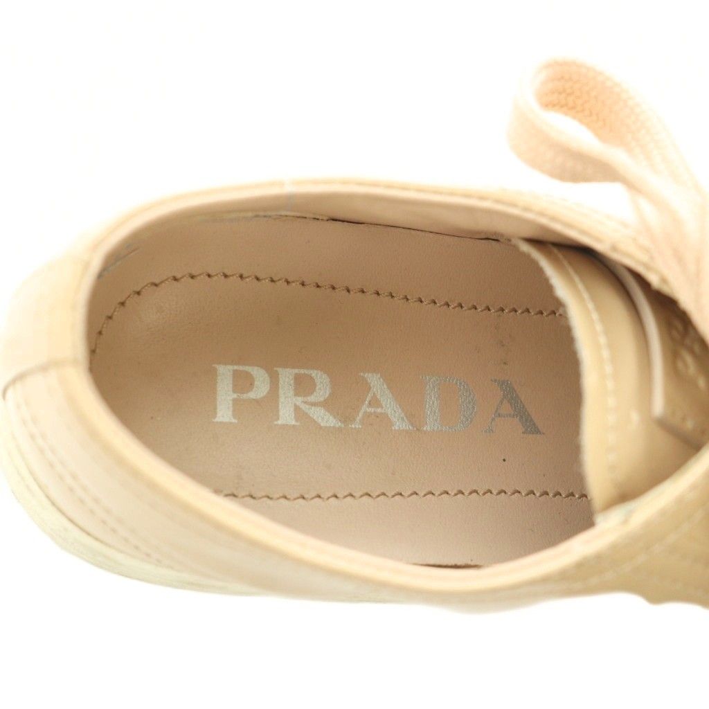 Prada Sneakers Enamel 35.5 Pink Beige — view 7
