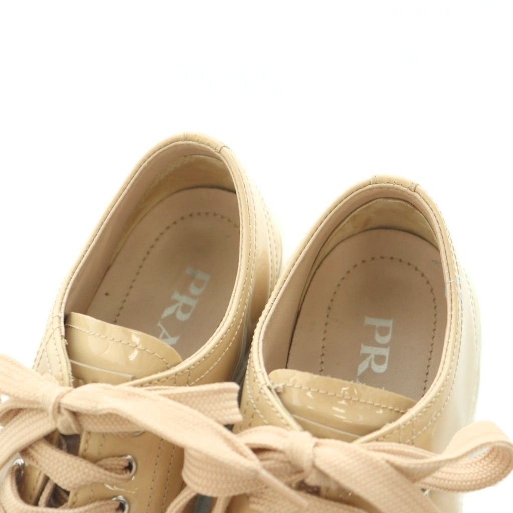 Prada Sneakers Enamel 35.5 Pink Beige — view 4