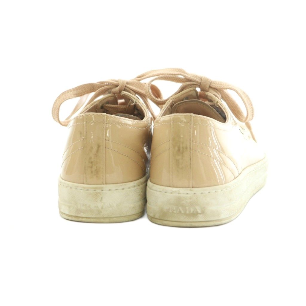 Prada Sneakers Enamel 35.5 Pink Beige — view 5