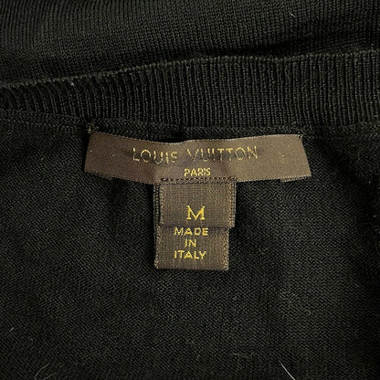 Louis Vuitton Short Sleeve Sweater M Black Dark Yellow Multi — view 3