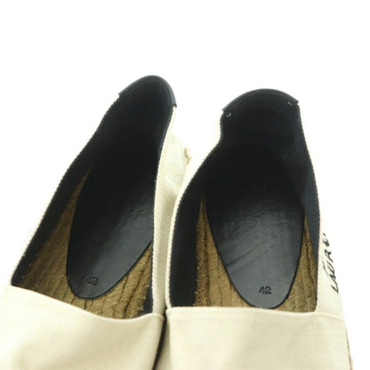Saint Laurent Paris Espadrille Slip Ons 42 Off White — view 4