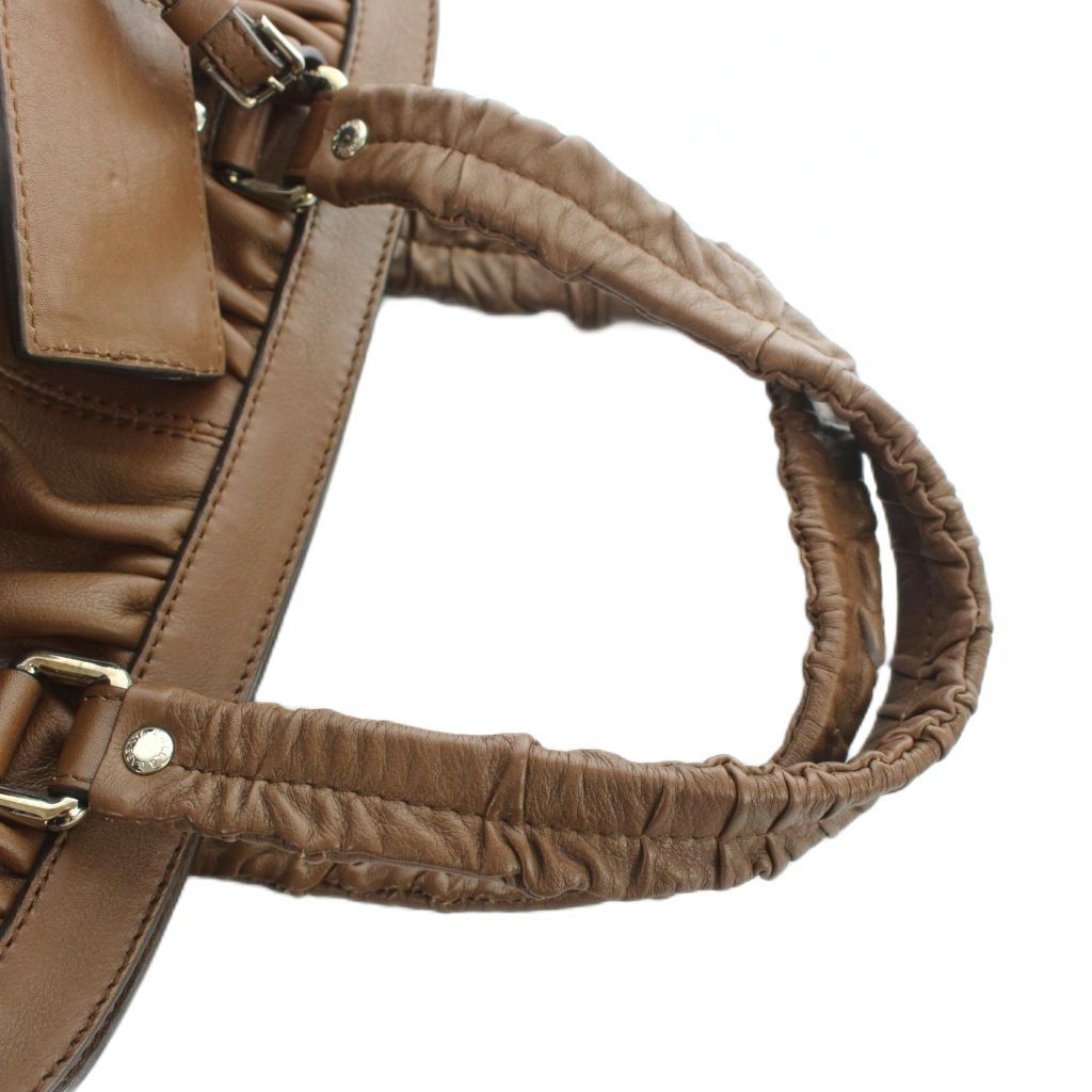 Dolce & Gabbana Miss Curly Handbag Tote Leather Logo Brown — view 3