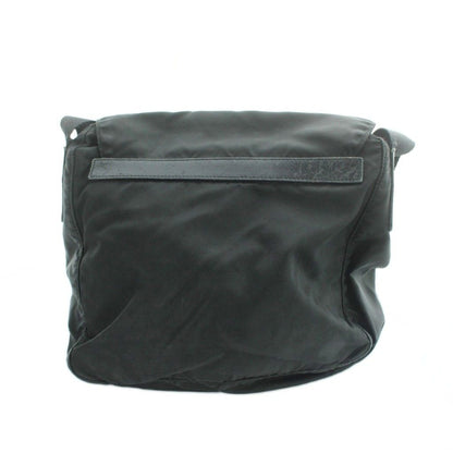 Prada Shoulder Bag Crossbody Logo Nylon Triangle Plate Black — view 2