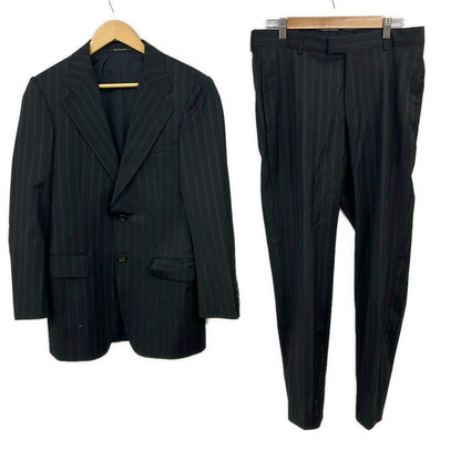 Gucci Singles Dark Gray Light Striped Shoulder Pad Jacket