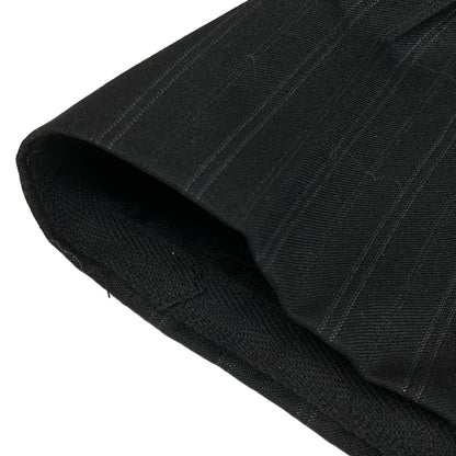 Gucci Singles Dark Gray Light Striped Shoulder Pad Jacket — view 8