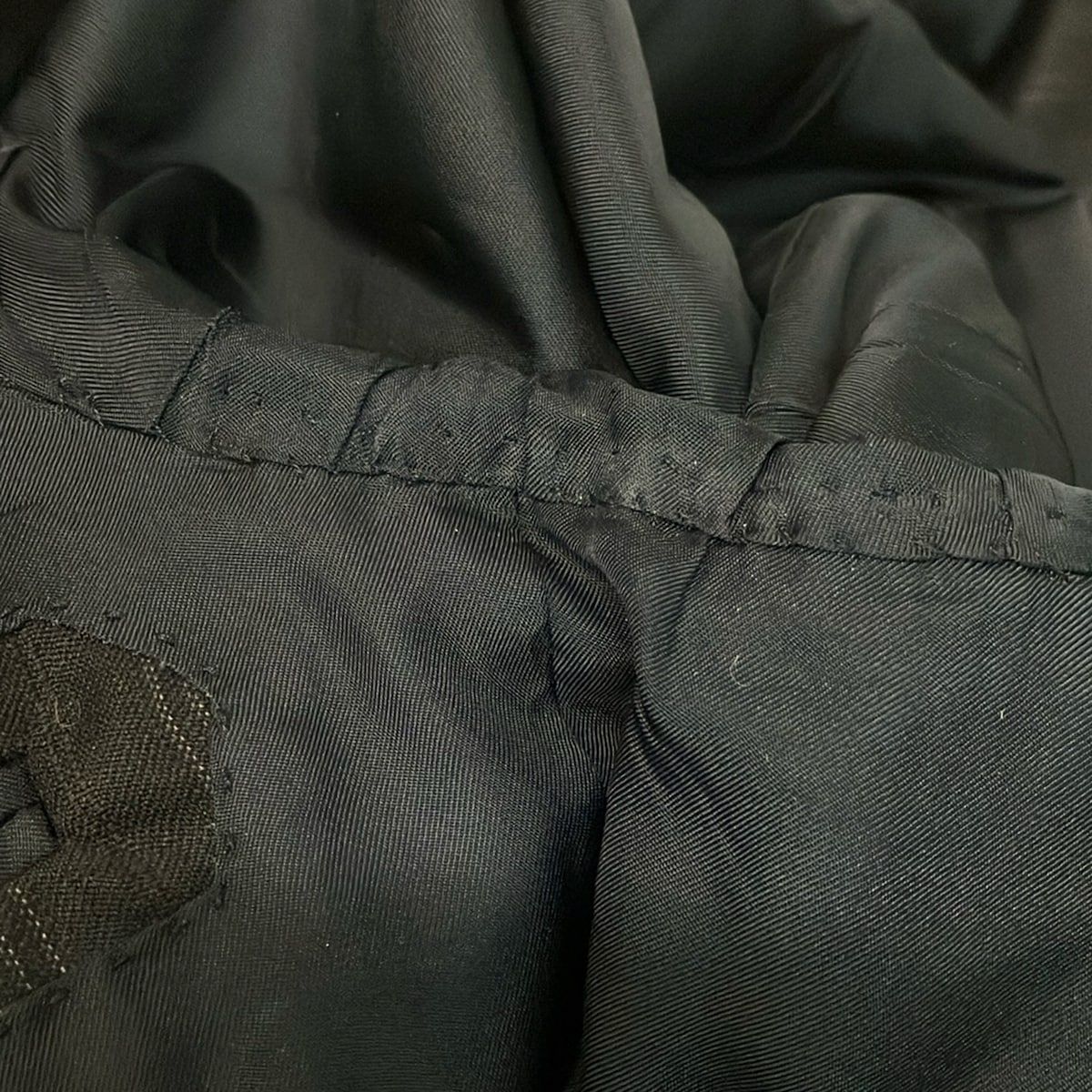 Gucci Singles Dark Gray Light Striped Shoulder Pad Jacket — view 7