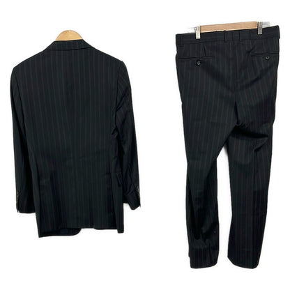 Gucci Singles Dark Gray Light Striped Shoulder Pad Jacket — view 2