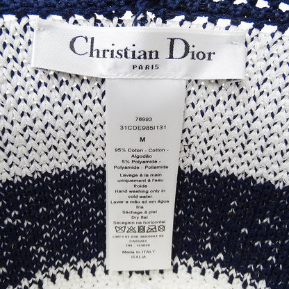 Dior Hat Cotton D-tulipe Cloche Hat Navy White M Hat Star — view 7