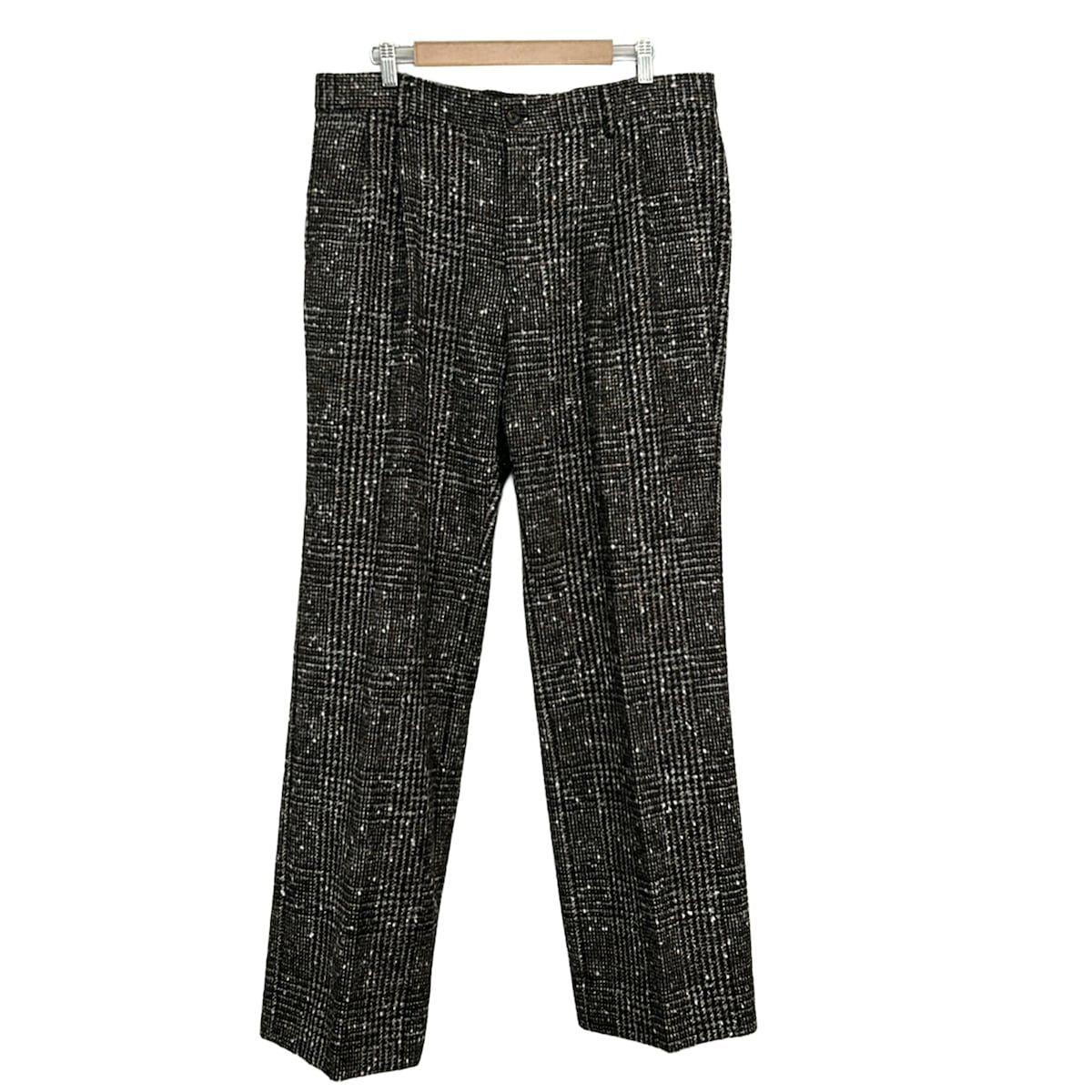 Dolce & Gabbana Pants 52 L Dark Brown White Black Full Length