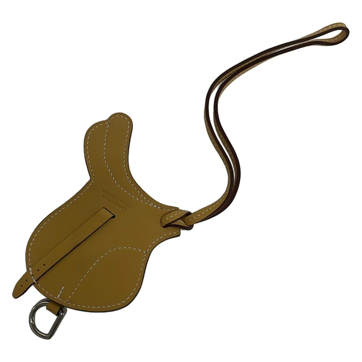 Hermes Key Holder Paddock Cell Biscuit — view 2